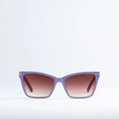 Machete Sally Sunglasses In Violet In Purple