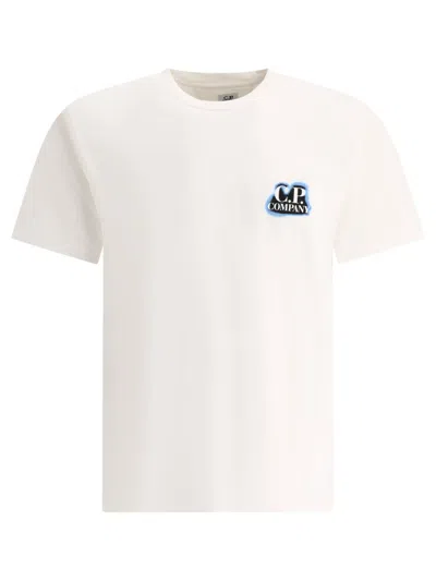 Shop C.p. Company "british Sailor" T-shirt In White