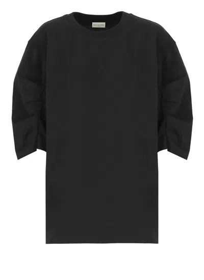 Shop Dries Van Noten T-shirts And Polos Black