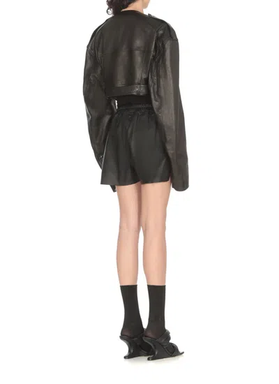 Shop Rick Owens Jackets Black