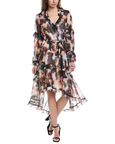 Shop Marchesa Notte Oleander Maxi Dress In Multi