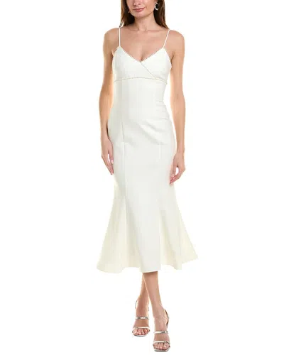 Shop Likely Meritt Midi Dress In White