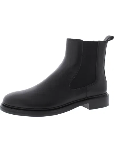 Shop Madewell Womens Leather Laceless Ankle Boots In Black
