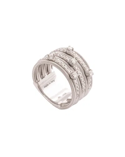 Shop Marco Bicego Bì49 0.45 Ct. Tw. Diamond 18k Ring In Silver