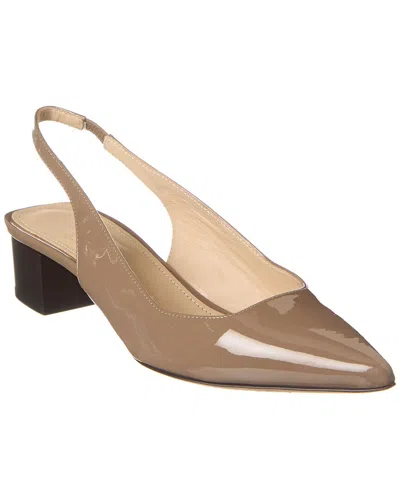 Shop Theory Block Slingback Patent Pump In Brown