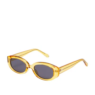 Shop Fossil Women's Rectangle Sunglasses In Yellow