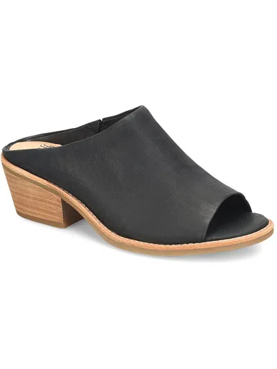 Shop Söfft Aneesa Womens Cushioned Footbed Open Toe Heels In Black
