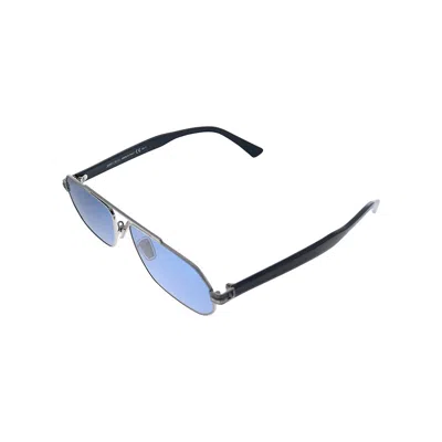 Shop Jimmy Choo Jc Viggo/s Gua Ku Unisex Pilot Sunglasses In Silver
