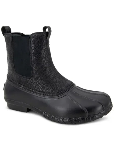 Shop Jbu By Jambu Milton Mens Faux Leather Duck Rain Boots In Grey