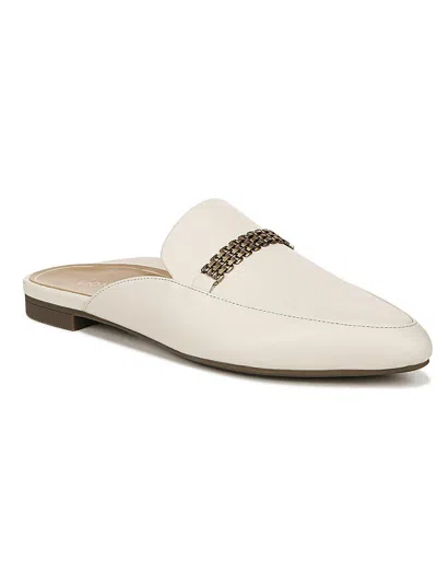 Shop Vionic Starling Womens Leather Almond Toe Mules In White
