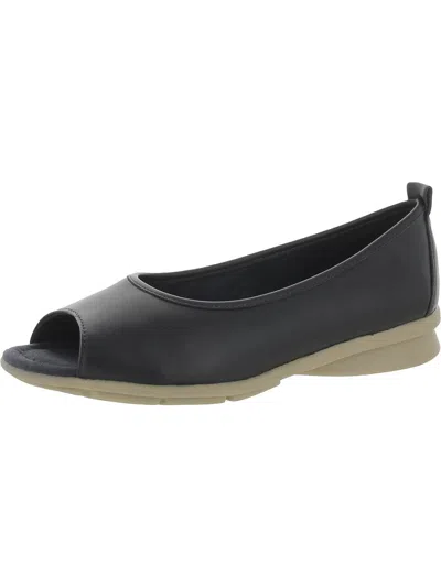 Shop Comfortiva Pratima Womens Leather Slip-on Loafers In Grey