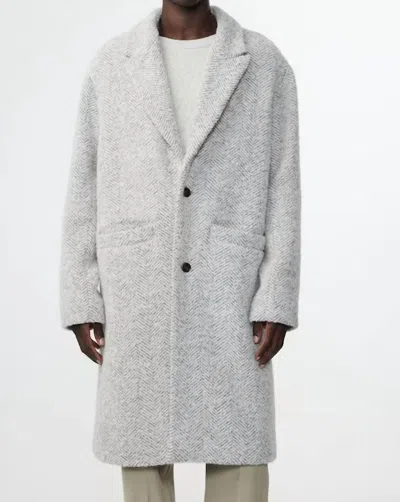 Shop Nn07 Fulvio Jacket In Ecru Multi In Grey