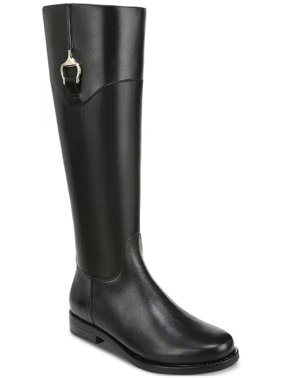 Shop Giani Bernini Sandraa Womens Leather Riding Knee-high Boots In Black