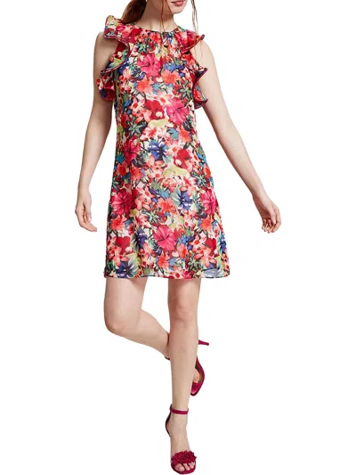 Shop Vince Camuto Womens Summer Short Mini Dress In Multi