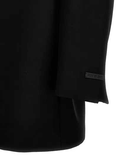 Shop Fear Of God Lapeless Suit Blazer Black