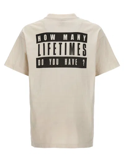 Shop Saint Mxxxxxx Lives Crew T-shirt White