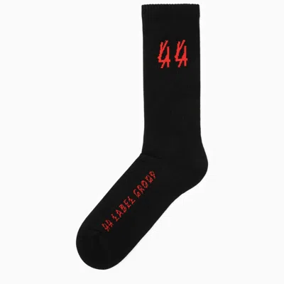 Shop 44 Label Group Black Cotton Sports Socks Men
