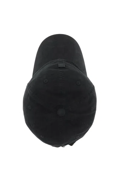 Shop Acne Studios Baseball Cap With Embroidered Face Design Women In Black