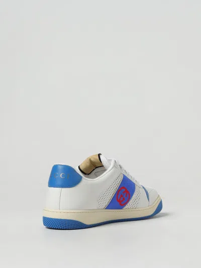Gucci Sneakers Men White In Blue