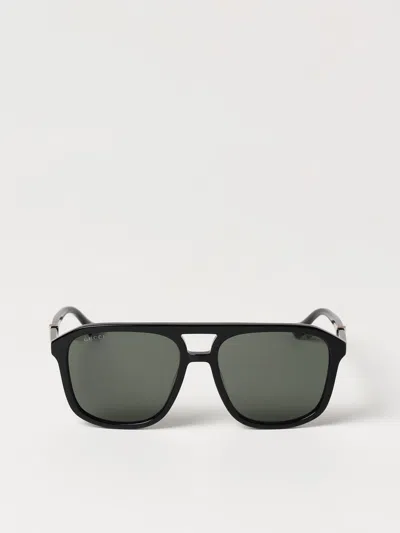 Shop Gucci Sunglasses Men Grey Men In Gray