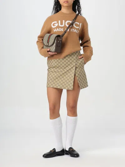 Shop Gucci Sweater Woman Beige Woman In Cream