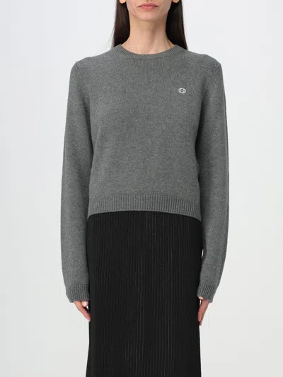 Shop Gucci Sweater Woman Grey Woman In Gray