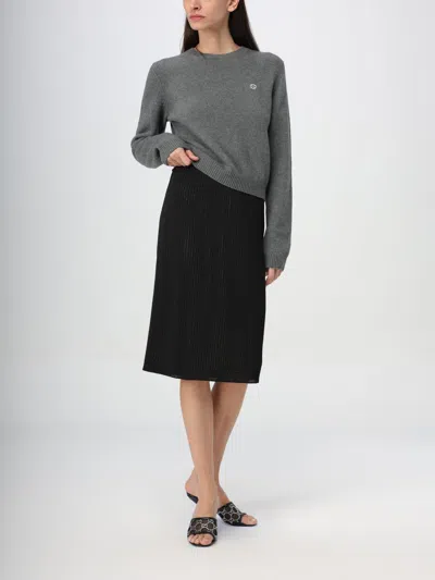 Shop Gucci Sweater Woman Grey Woman In Gray