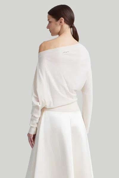 Shop Altuzarra 'grainge' Sweater In Ivory