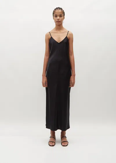 Shop La Collection Edith Silk Dress In Black