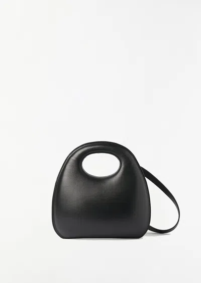 Shop Lemaire Egg Bag In Black