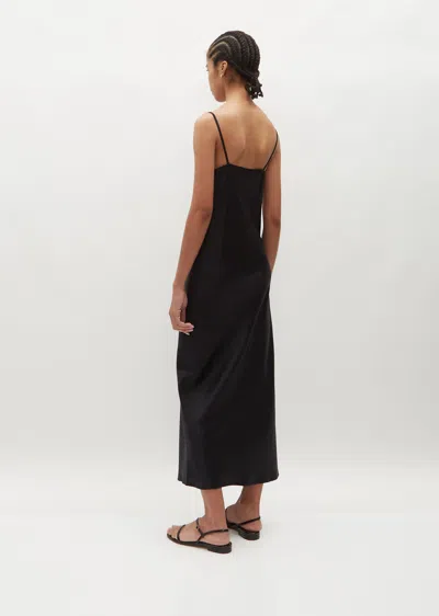 Shop La Collection Edith Silk Dress In Black