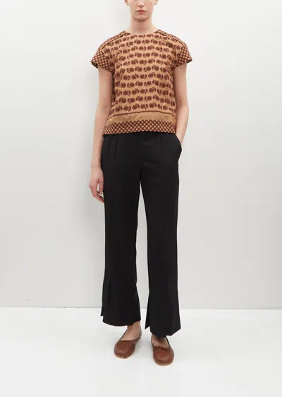 Shop Antipast Embroidered Woven Pullover In Beige