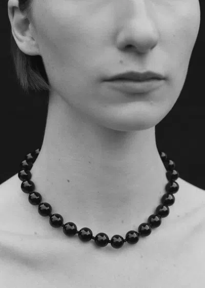 Shop Sophie Buhai Everyday Boule Collar In Onyx