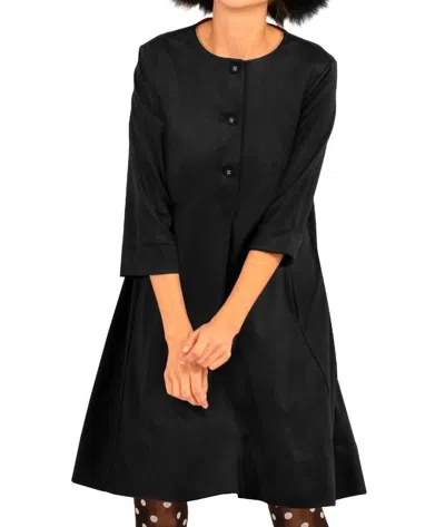 Shop Gretchen Scott Ursula Ponte Dress In Black