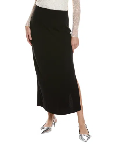 Shop Theory Maxi Slip Skirt In Black