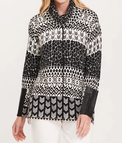 Tyler Boe Inca Tunic Long Sleeve Top In Multi In Multi