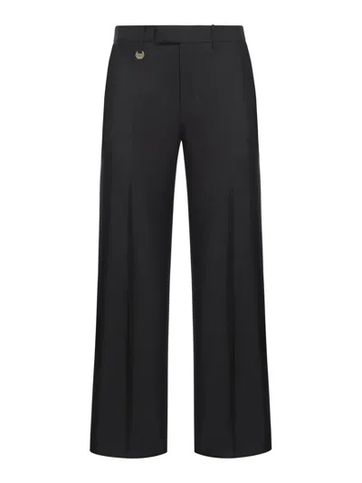 Shop Burberry Tailored Pants In Black