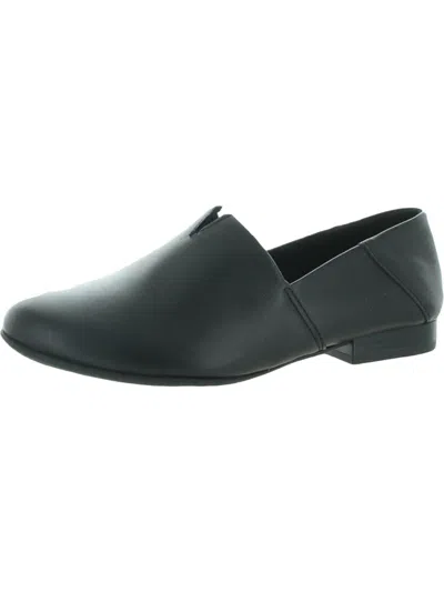 Shop B.o.c. Suree Womens Leather Slip On Flats In Black