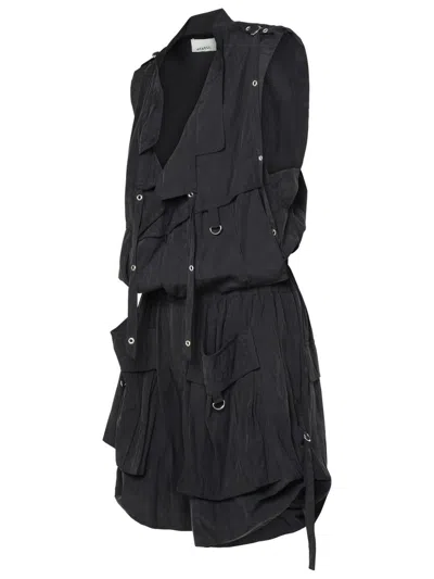 Shop Isabel Marant 'hanelor' One-piece Jumpsuit In Black