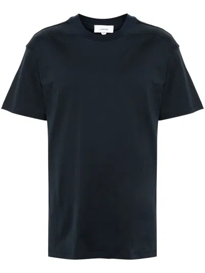Shop Lardini Spa Crew Neck T-shirt In Blue