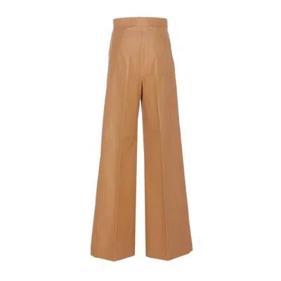 Shop Max Mara Pleated Pants In Black/white