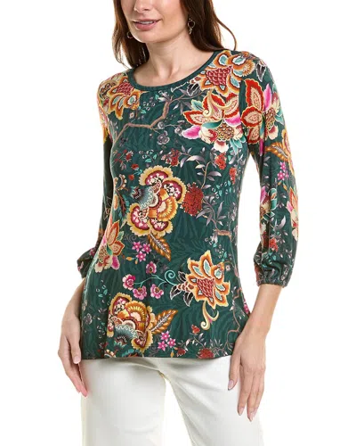 Shop Johnny Was The Janie Favorite Puff Sleeve T-shirt In Multi