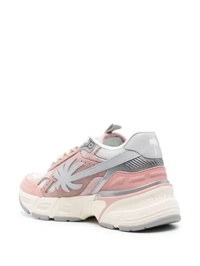 Shop Palm Angels Sneakers In Pink