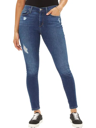 Shop Joe's Womens Ankle Distressed Skinny Jeans In Multi