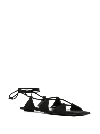 Shop Attico The  Sandals In Black