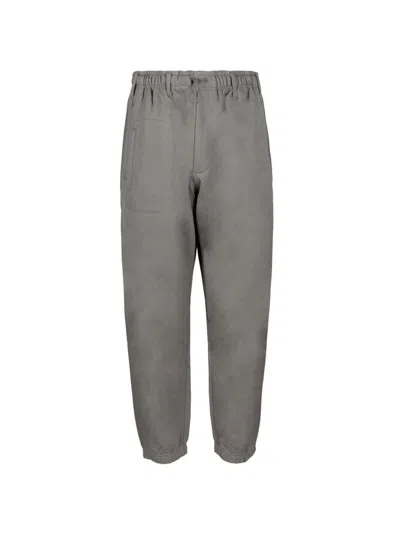 Shop Y-3 Adidas Pants In Gray