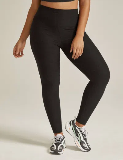 Shop Beyond Yoga Out Of Pocket High Waisted Midi Legging In Darkest Night In Multi