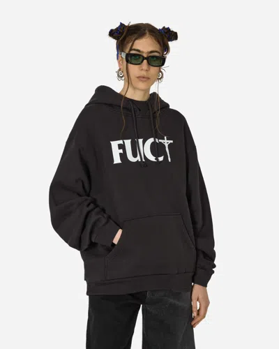 Shop Fuct Cross Hoodie In Black