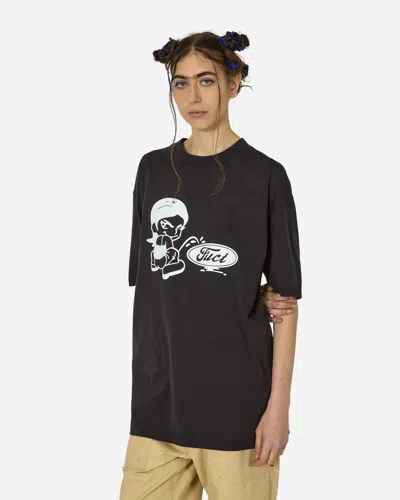 Shop Fuct Oval Pee Girl T-shirt In Black