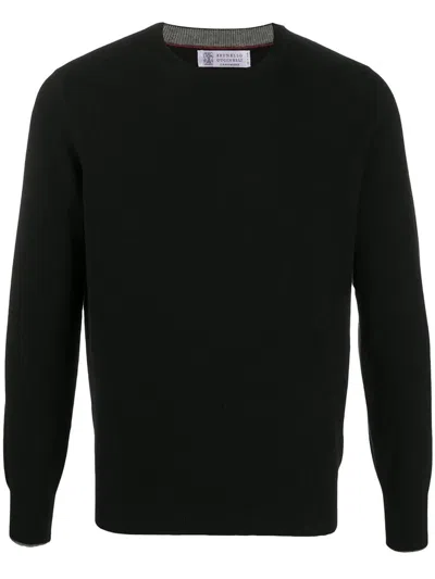 Shop Brunello Cucinelli Turtleneck Sweater In Black